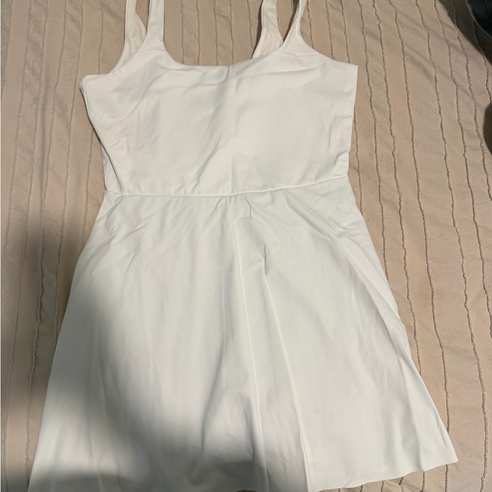 SPANX White Sleeveless Athletic Dress